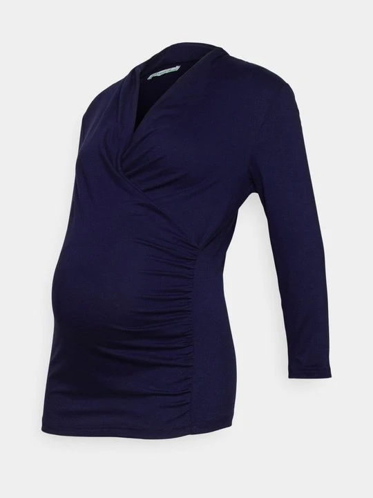 Zdjęcie produktu Bluzka z długim rękawem Anna Field MAMA By Zalando granatowy