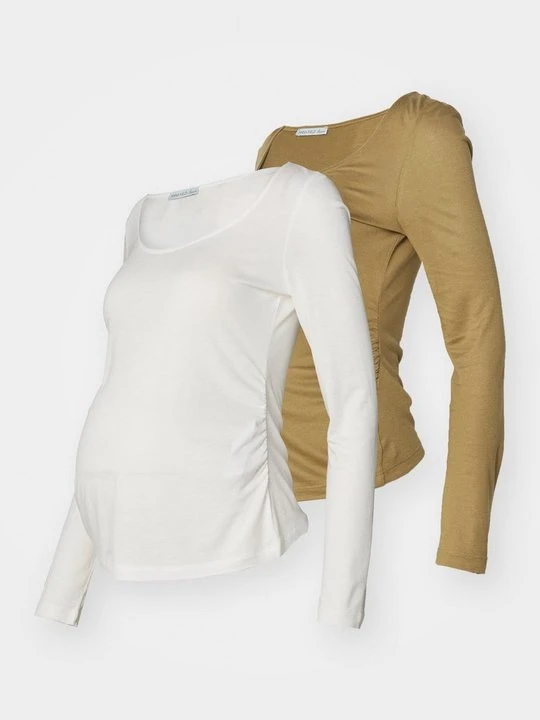 Zdjęcie produktu Bluzka z długim rękawem Anna Field MAMA By Zalando jasny brąz