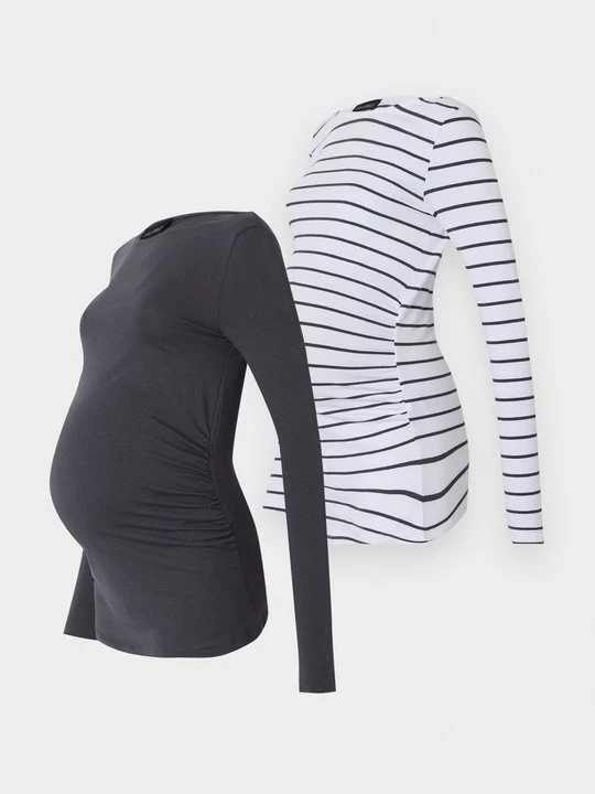 Zdjęcie produktu Bluzka z długim rękawem Anna Field MAMA By Zalando ciemnoszary