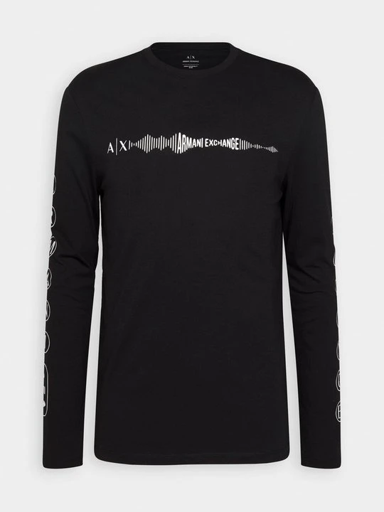Zdjęcie produktu Bluzka z długim rękawem Armani Exchange czarny