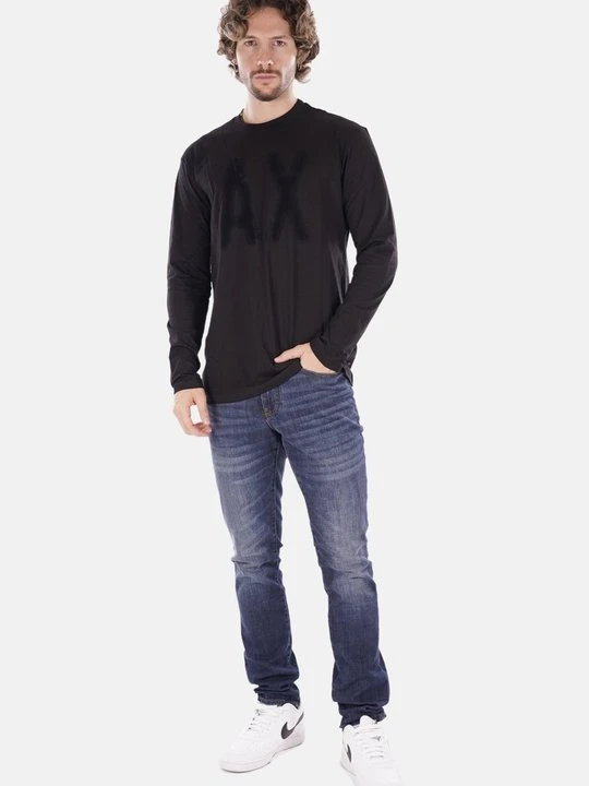 Zdjęcie produktu Bluzka z długim rękawem Armani Exchange czarny