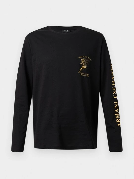 Zdjęcie produktu Bluzka z długim rękawem Armani Exchange czarny