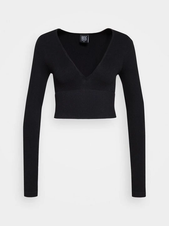 Zdjęcie produktu Bluzka z długim rękawem BDG Urban Outfitters czarny
