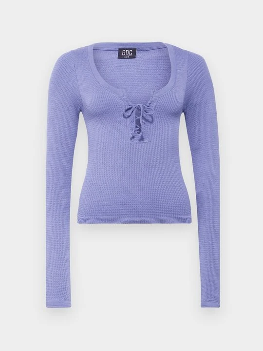 Zdjęcie produktu Bluzka z długim rękawem BDG Urban Outfitters niebieski