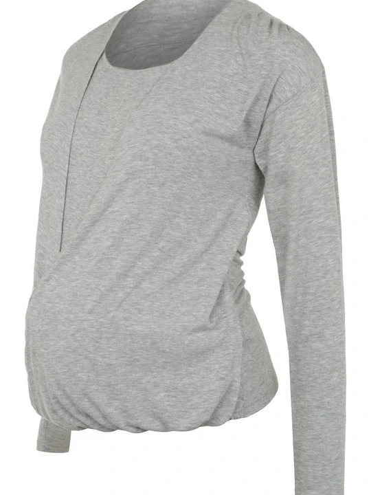 Zdjęcie produktu Bluzka z długim rękawem Bellybutton szary melanż