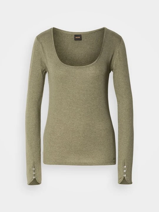 Zdjęcie produktu Bluzka z długim rękawem Boss ciemnoszary