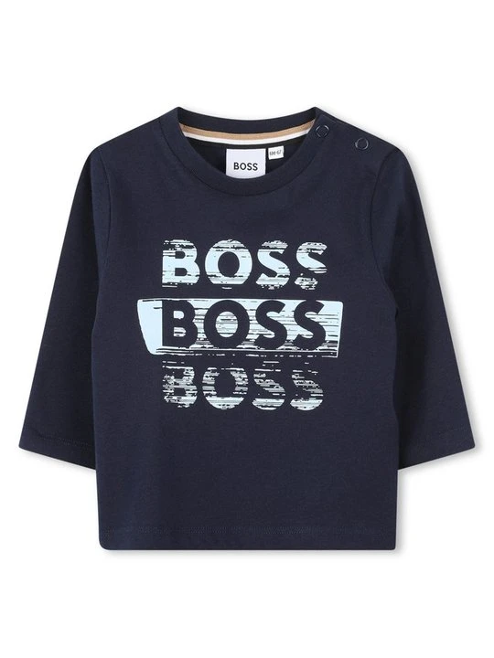 Zdjęcie produktu Bluzka z długim rękawem Boss granatowy