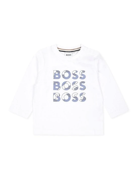 Zdjęcie produktu Bluzka z długim rękawem Boss biały