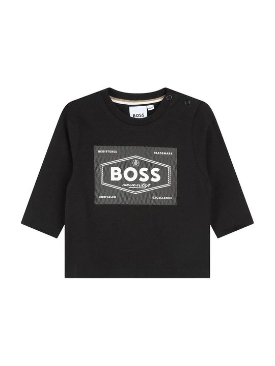 Zdjęcie produktu Bluzka z długim rękawem Boss czarny