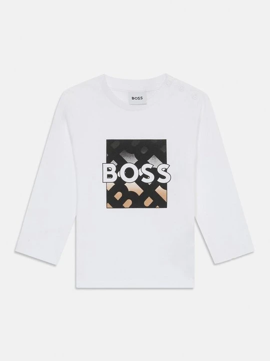 Zdjęcie produktu Bluzka z długim rękawem Boss biały