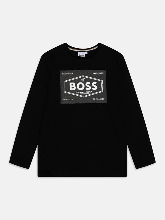 Zdjęcie produktu Bluzka z długim rękawem Boss czarny