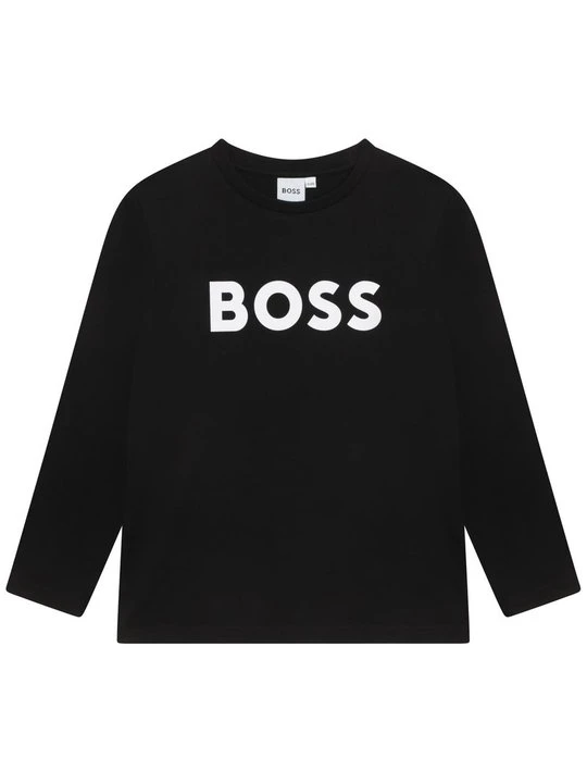 Zdjęcie produktu Bluzka z długim rękawem Boss czarny