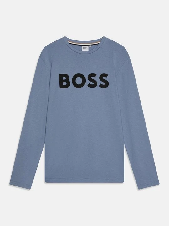 Zdjęcie produktu Bluzka z długim rękawem Boss szary