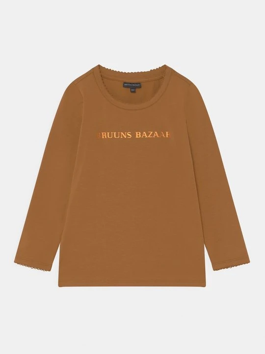 Zdjęcie produktu Bluzka z długim rękawem Bruuns Bazaar jasny brąz
