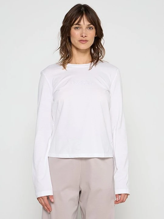 Zdjęcie produktu Bluzka z długim rękawem Calvin Klein biały