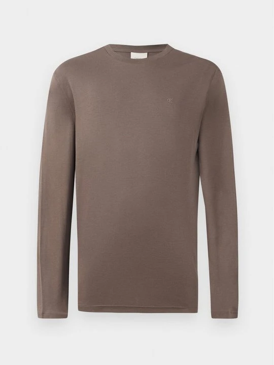 Zdjęcie produktu Bluzka z długim rękawem Calvin Klein jasny brąz