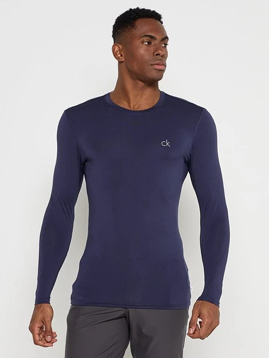 Zdjęcie produktu Bluzka z długim rękawem Calvin Klein granatowy