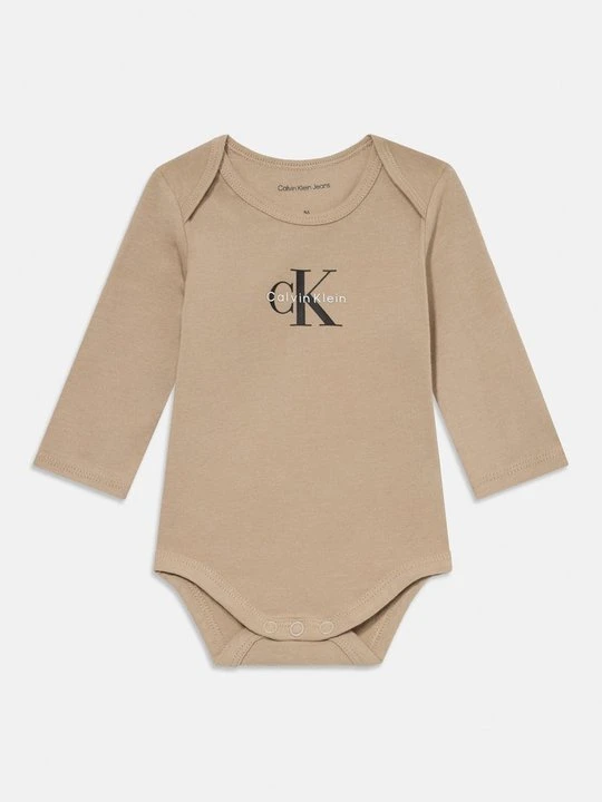 Zdjęcie produktu Bluzka z długim rękawem Calvin Klein Jeans beżowy