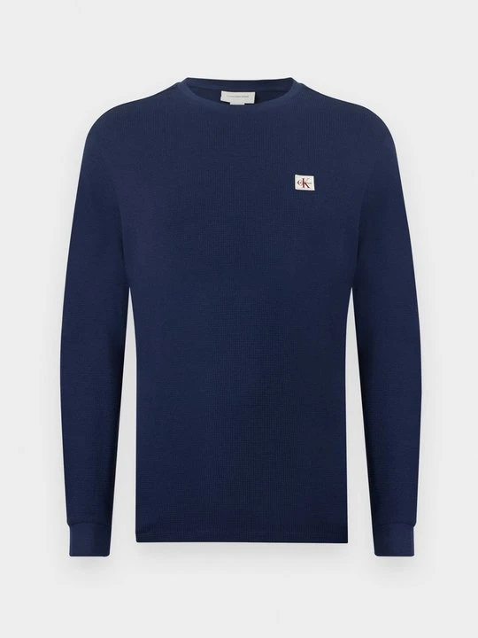 Zdjęcie produktu Bluzka z długim rękawem Calvin Klein Jeans granatowy