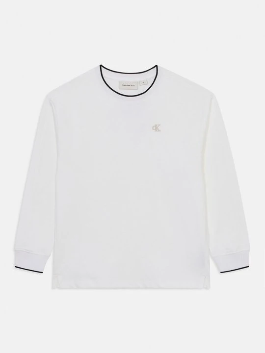 Zdjęcie produktu Bluzka z długim rękawem Calvin Klein Jeans biały