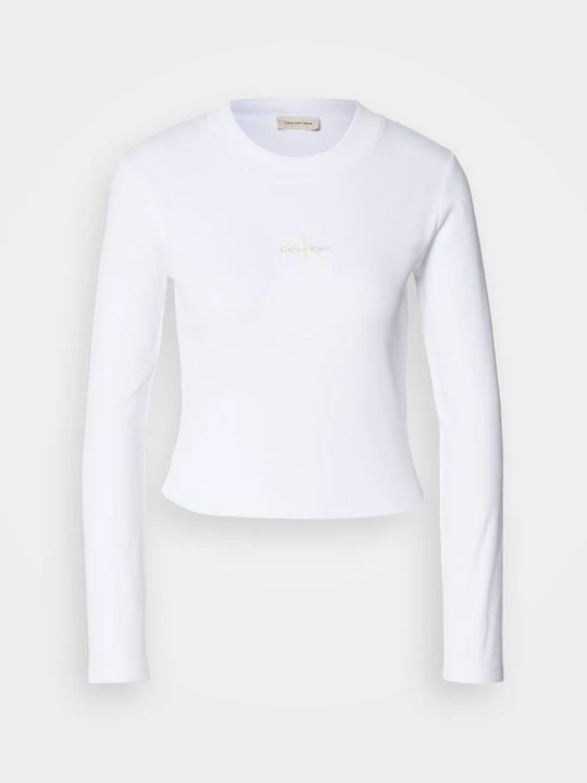 Zdjęcie produktu Bluzka z długim rękawem Calvin Klein Jeans biały