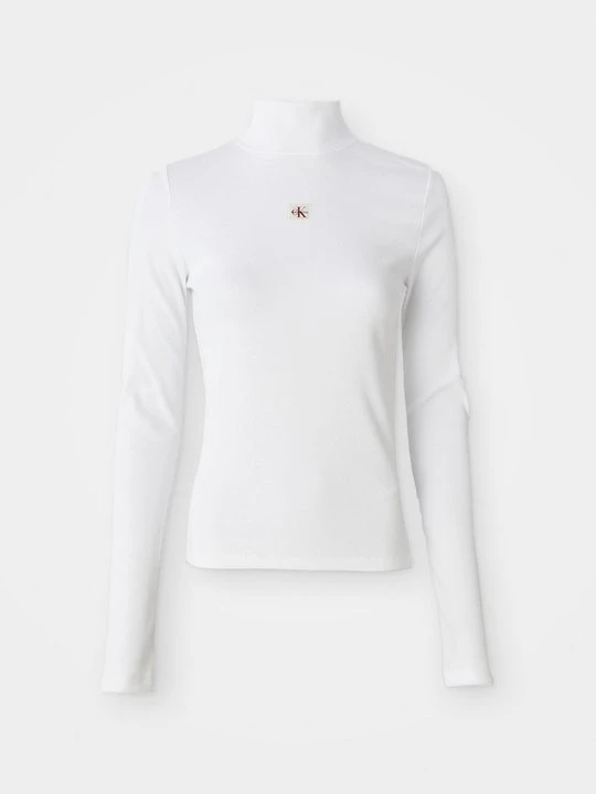 Zdjęcie produktu Bluzka z długim rękawem Calvin Klein Jeans biały