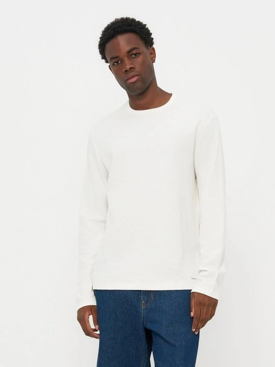 Zdjęcie produktu Bluzka z długim rękawem Calvin Klein Jeans ciemnobrązowy