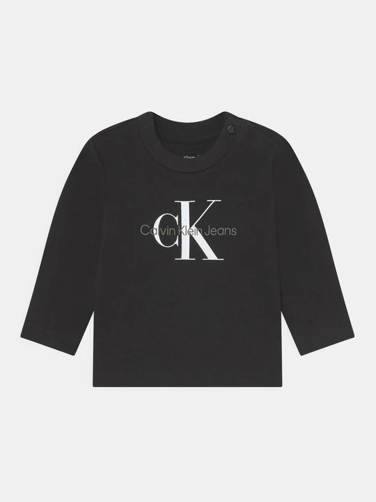 Zdjęcie produktu Bluzka z długim rękawem Calvin Klein Jeans czarny