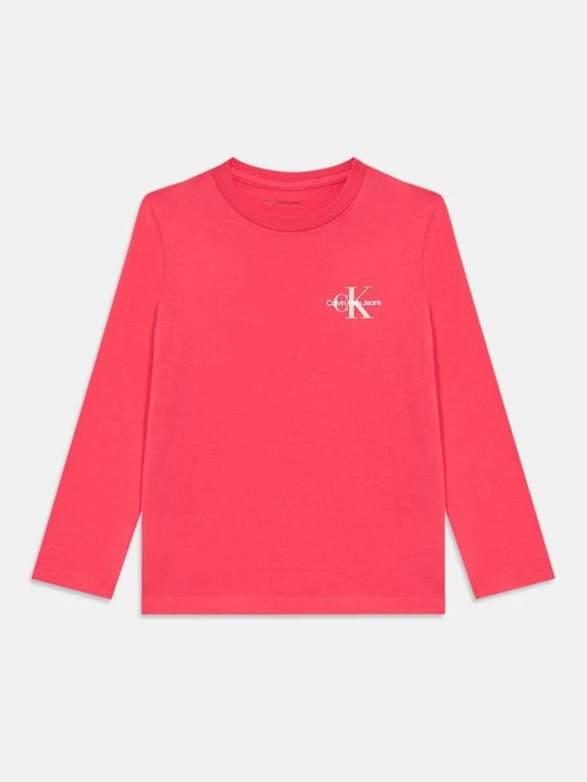 Zdjęcie produktu Bluzka z długim rękawem Calvin Klein Jeans czerwony