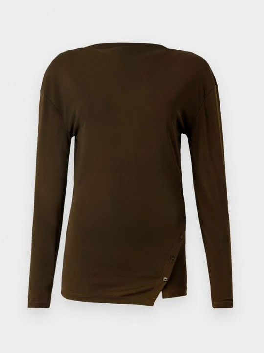 Zdjęcie produktu Bluzka z długim rękawem Closed khaki