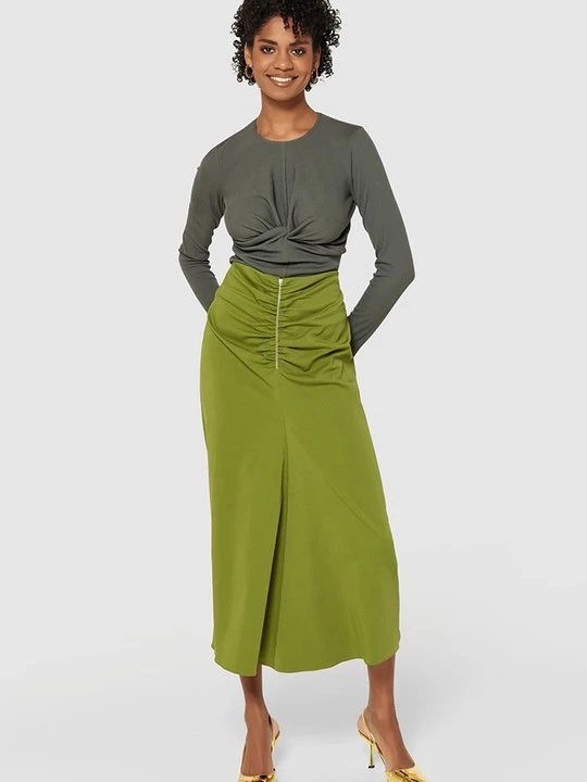 Zdjęcie produktu Bluzka z długim rękawem Closet khaki