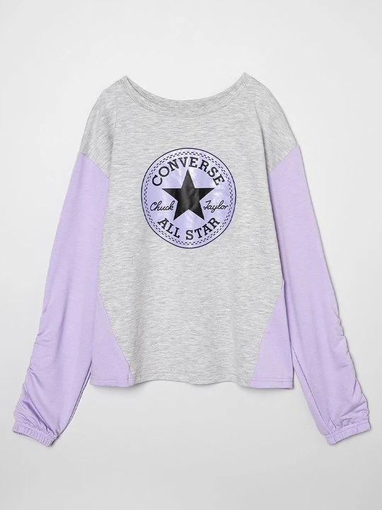 Zdjęcie produktu Bluzka z długim rękawem Converse szary