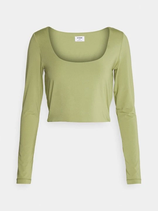 Zdjęcie produktu Bluzka z długim rękawem Cotton On oliwkowy