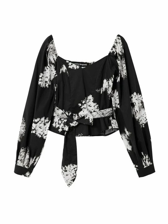 Zdjęcie produktu Bluzka z długim rękawem Desigual czarny