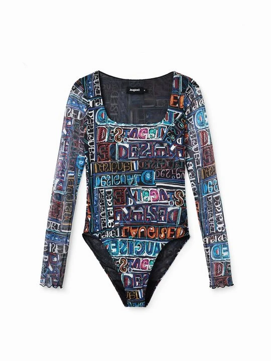 Zdjęcie produktu Bluzka z długim rękawem Desigual czarny
