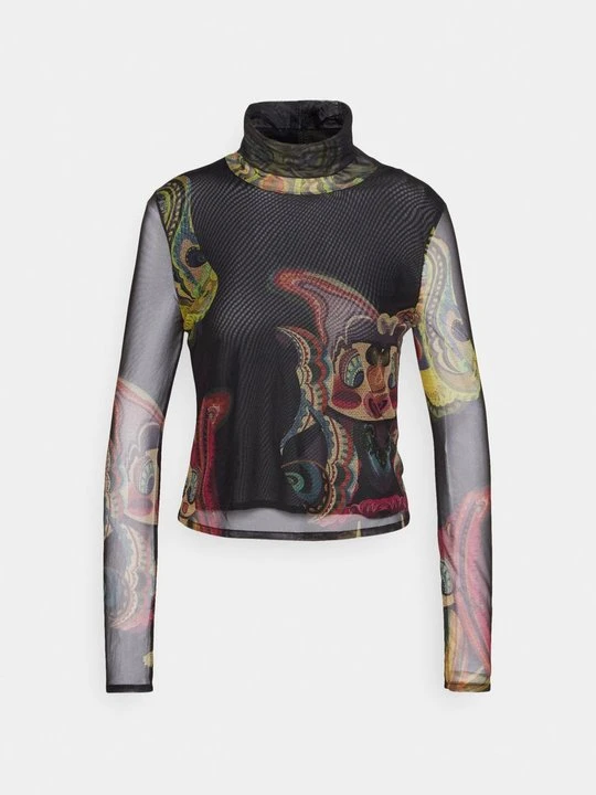 Zdjęcie produktu Bluzka z długim rękawem Desigual czarny