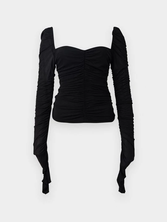 Zdjęcie produktu Bluzka z długim rękawem Diane Von Furstenberg czarny