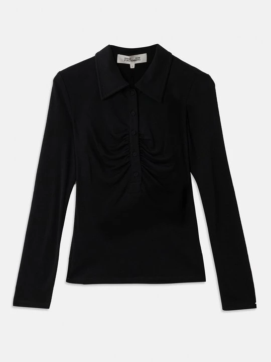 Zdjęcie produktu Bluzka z długim rękawem Diane Von Furstenberg czarny
