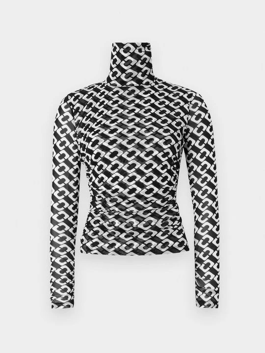 Zdjęcie produktu Bluzka z długim rękawem Diane Von Furstenberg czarny