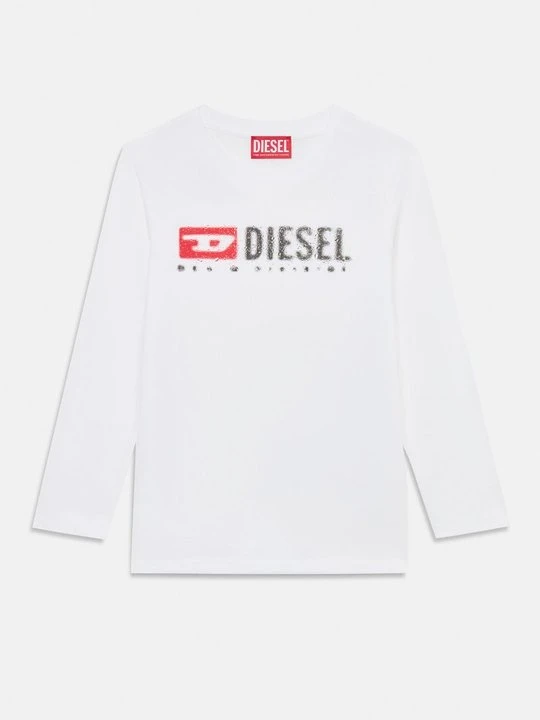 Zdjęcie produktu Bluzka z długim rękawem Diesel biały