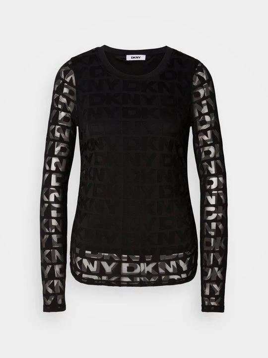 Zdjęcie produktu Bluzka z długim rękawem DKNY czarny