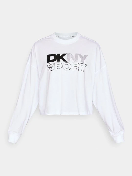 Zdjęcie produktu Bluzka z długim rękawem DKNY biały