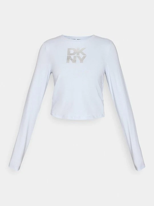 Zdjęcie produktu Bluzka z długim rękawem DKNY liliowy