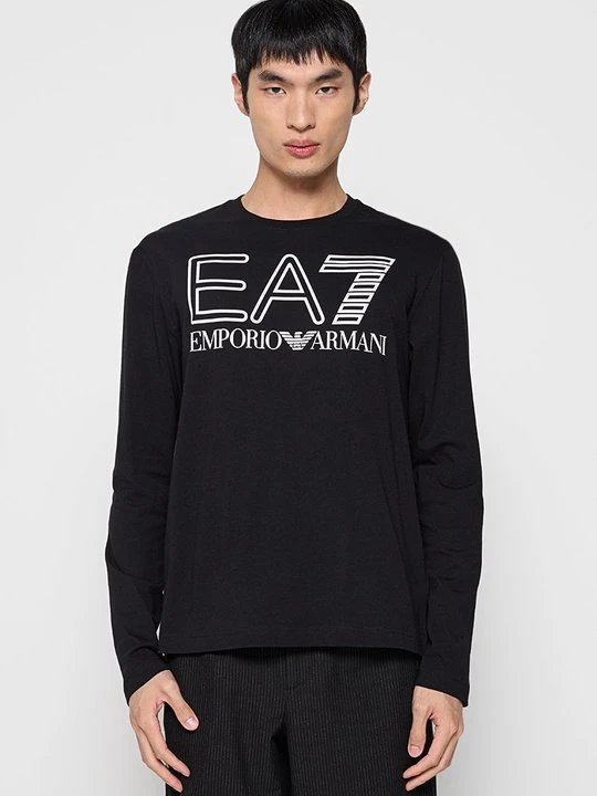 Zdjęcie produktu Bluzka z długim rękawem EA7 Emporio Armani czarny