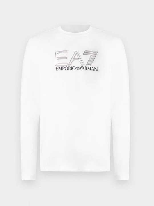 Zdjęcie produktu Bluzka z długim rękawem EA7 Emporio Armani biały