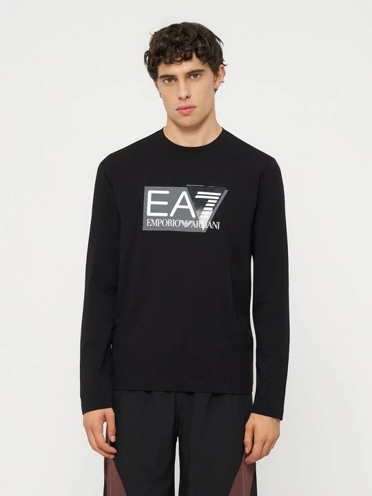 Zdjęcie produktu Bluzka z długim rękawem EA7 Emporio Armani czarny