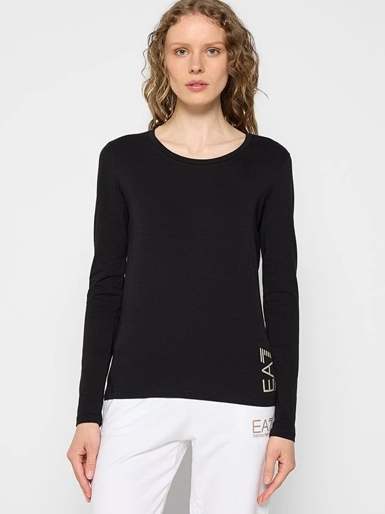 Zdjęcie produktu Bluzka z długim rękawem EA7 Emporio Armani czarny
