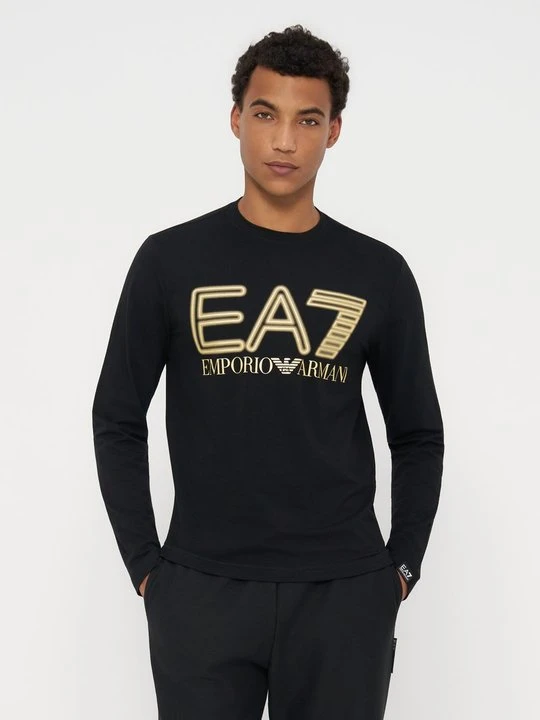 Zdjęcie produktu Bluzka z długim rękawem EA7 Emporio Armani czarny