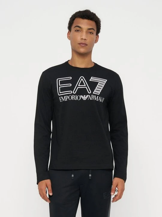 Zdjęcie produktu Bluzka z długim rękawem EA7 Emporio Armani czarny