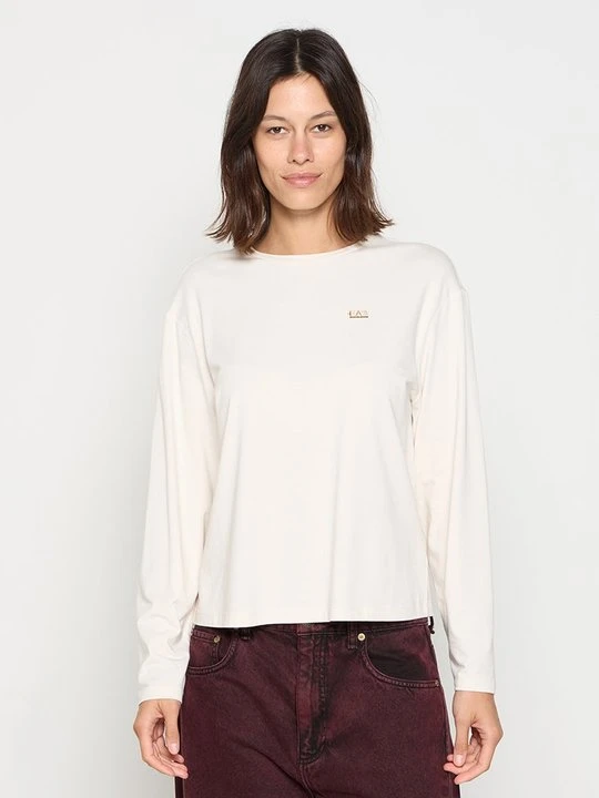 Zdjęcie produktu Bluzka z długim rękawem EA7 Emporio Armani mleczny